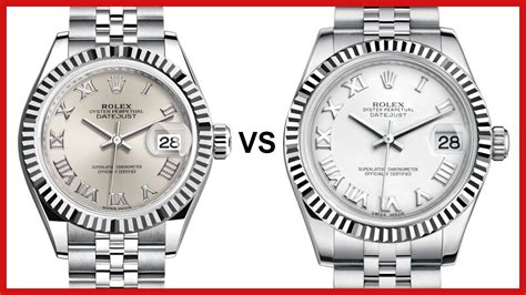 rolex lady datejust 28 vs 31|rolex datejust 31 price.